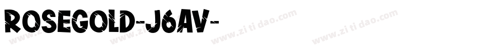 Rosegold-j6Av字体转换