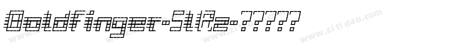 Boldfinger-5lRz字体转换