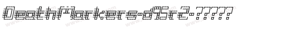DeathMarkers-d95rZ字体转换