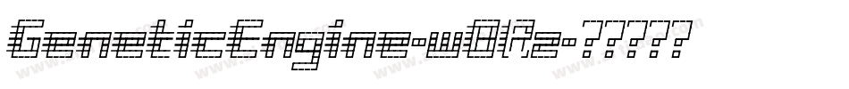 GeneticEngine-wBRz字体转换 GeneticEngine-wBRz字体转换