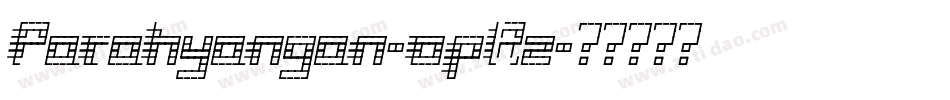 Parahyangan-opRz字体转换