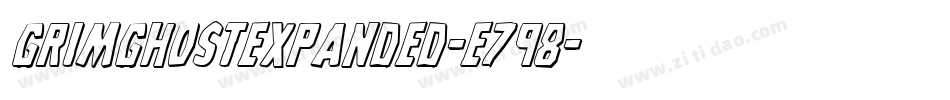 GrimGhostExpanded-E798字体转换