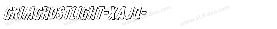 GrimGhostLight-xAjq字体转换