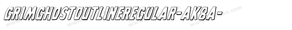 GrimGhostOutlineRegular-AK8A字体转换