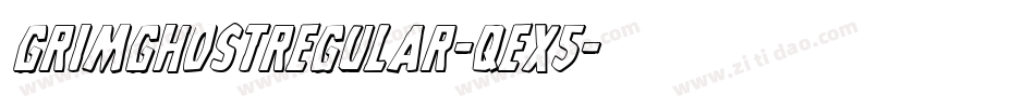 GrimGhostRegular-qEx5字体转换
