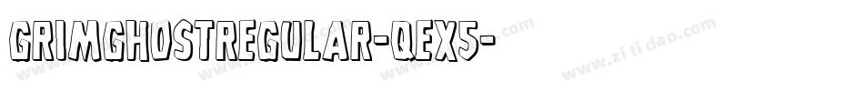 GrimGhostRegular-qEx5字体转换