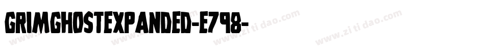 GrimGhostExpanded-E798字体转换