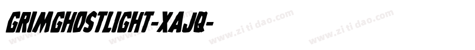 GrimGhostLight-xAjq字体转换