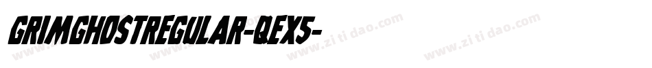 GrimGhostRegular-qEx5字体转换
