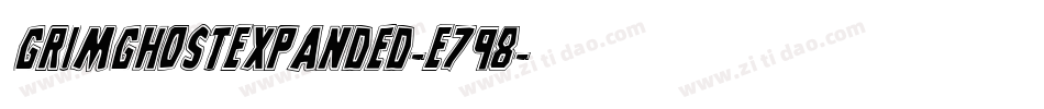 GrimGhostExpanded-E798字体转换