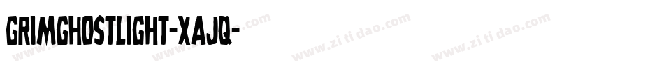GrimGhostLight-xAjq字体转换