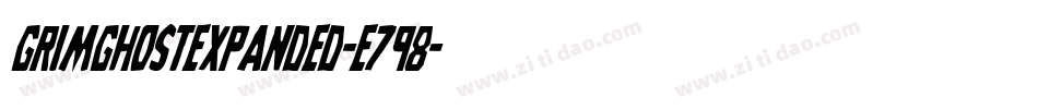 GrimGhostExpanded-E798字体转换