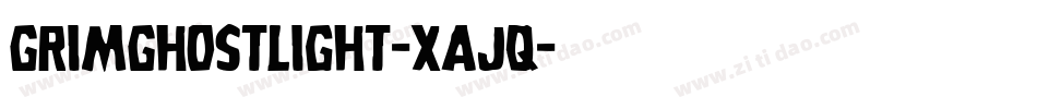 GrimGhostLight-xAjq字体转换