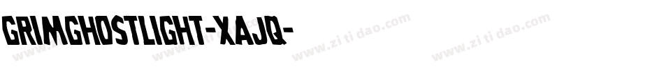 GrimGhostLight-xAjq字体转换