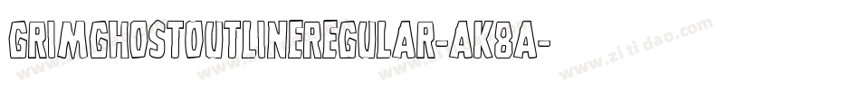 GrimGhostOutlineRegular-AK8A字体转换