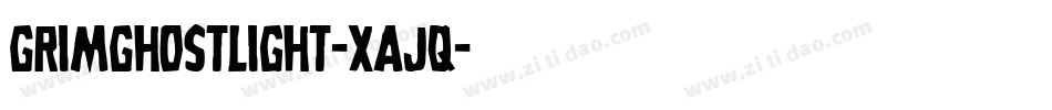 GrimGhostLight-xAjq字体转换