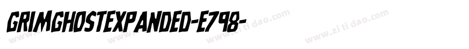 GrimGhostExpanded-E798字体转换