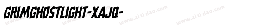 GrimGhostLight-xAjq字体转换