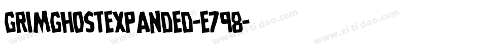 GrimGhostExpanded-E798字体转换