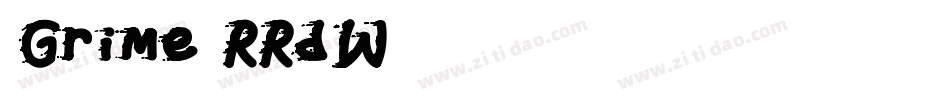 Grime-RRdW字体转换
