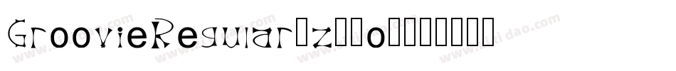 GroovieRegular-z88o1字体转换