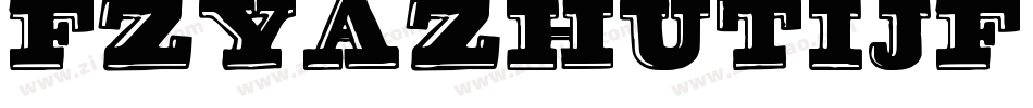 FZYaZhuTiJF_Heavy字体转换
