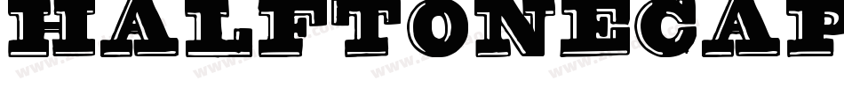 HalftoneCaps-Ya98字体转换