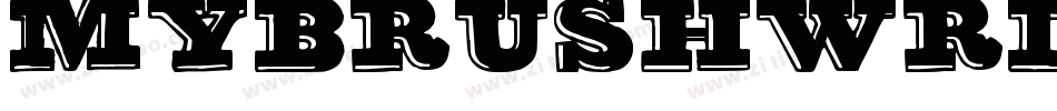 MyBrushwriting-pgYa字体转换