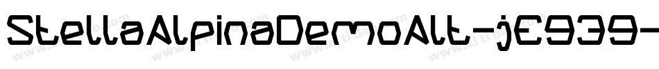 StellaAlpinaDemoAlt-jE939字体转换