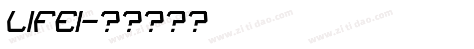 LIFEI字体转换