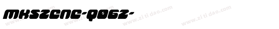 Mkszene-q062字体转换
