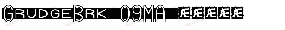 GrudgeBrk-O9MA字体转换