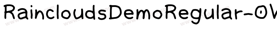 RaincloudsDemoRegular-0WOgG字体转换
