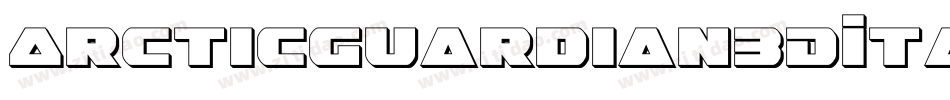 ArcticGuardian3DItalic-R4X3字体转换