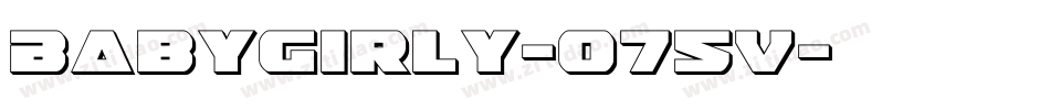 BabyGirly-o75V字体转换