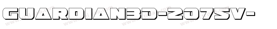 Guardian3D-2O75v字体转换