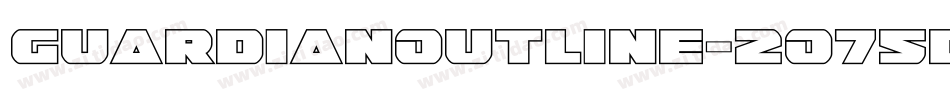 GuardianOutline-2O75d字体转换