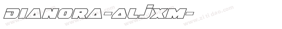 Dianora-ALJxM字体转换