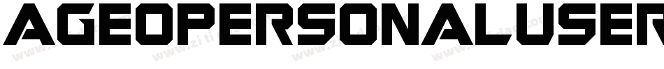 AgeopersonaluseRegular-ne6M字体转换