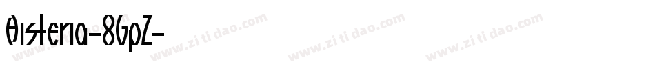 Histeria-8GpZ字体转换