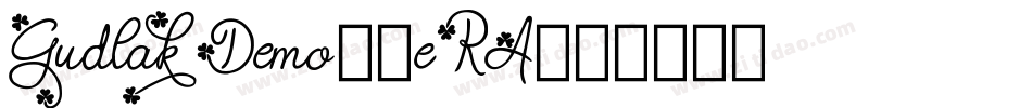 GudlakDemo-7eRA字体转换