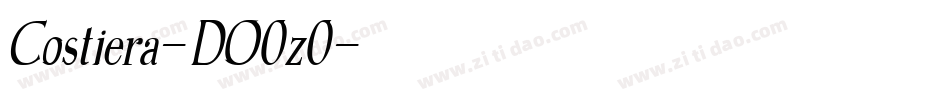 Costiera-DO0z0字体转换