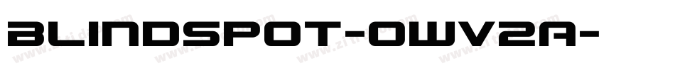 Blindspot-owv2A字体转换