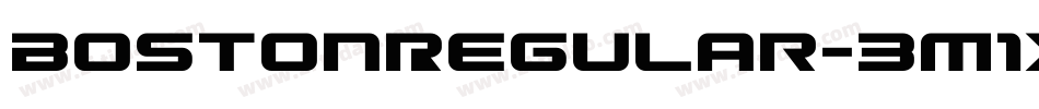 BostonRegular-3M1X字体转换