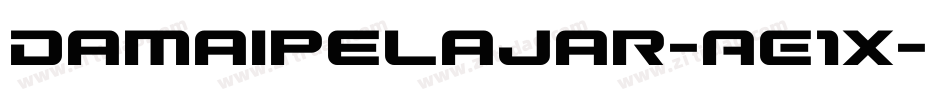 Damaipelajar-AE1x字体转换