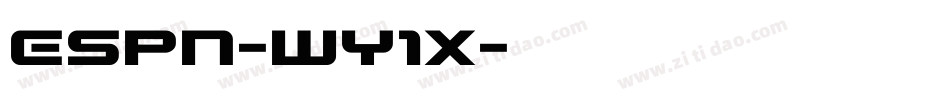 Espn-wy1x字体转换
