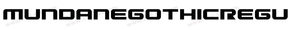 MundanegothicRegular-lG1X字体转换 MundanegothicRegular-lG1X字体转换