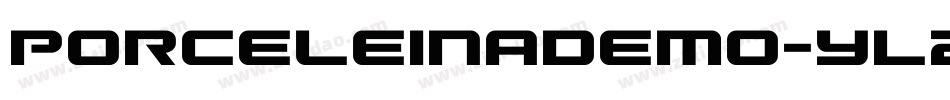 Porceleinademo-YL2a字体转换