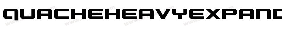 Quacheheavyexpandedpersonal-owX2a字体转换