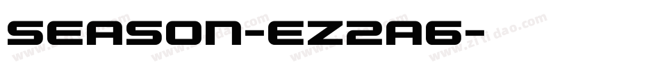Season-eZ2a6字体转换